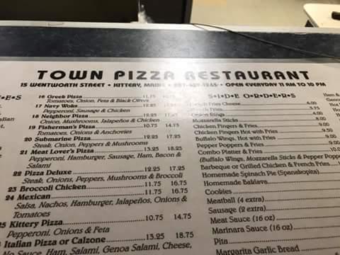Town Pizza Restaurant Menu image 4